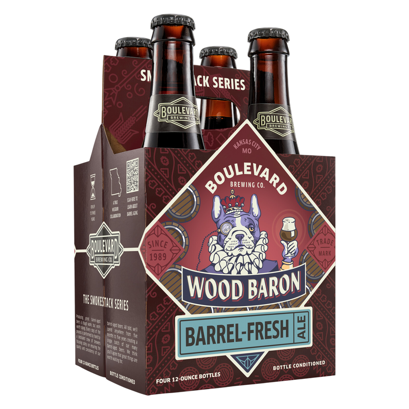 Boulevard Brewing Co. Wood Baron Barrel-Fresh Ale (4PKB 12 OZ)