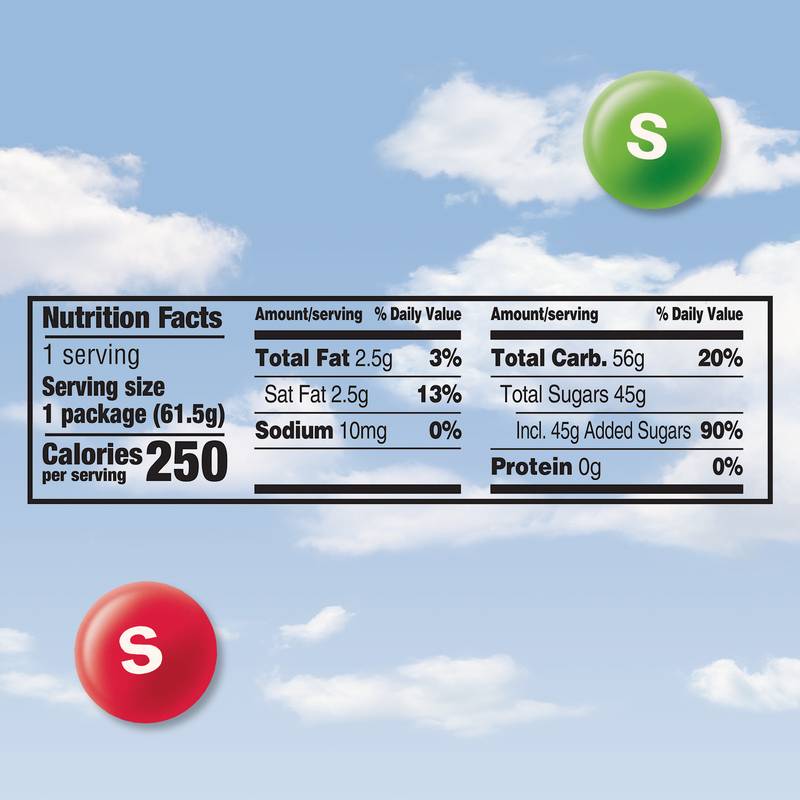 SKITTLES Original Chewy Candy, Full Size, 2.17 oz Bag