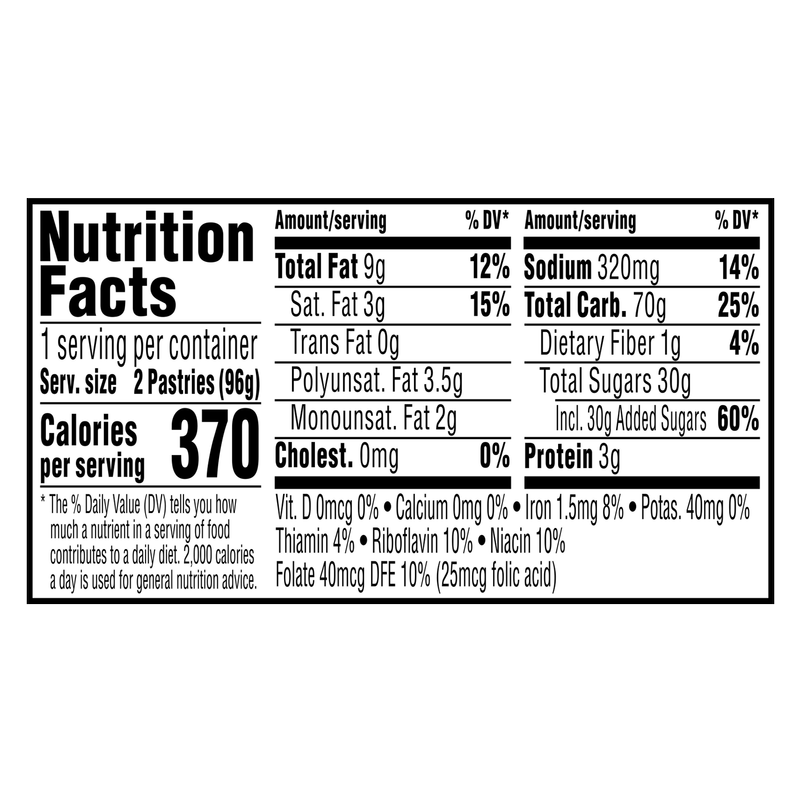 Pop-Tarts Frosted Cherry Breakfast Toaster Pastries 2ct