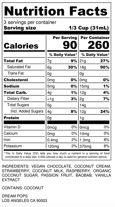 Dream Pops Berry Dream Non-Dairy Bites 4oz