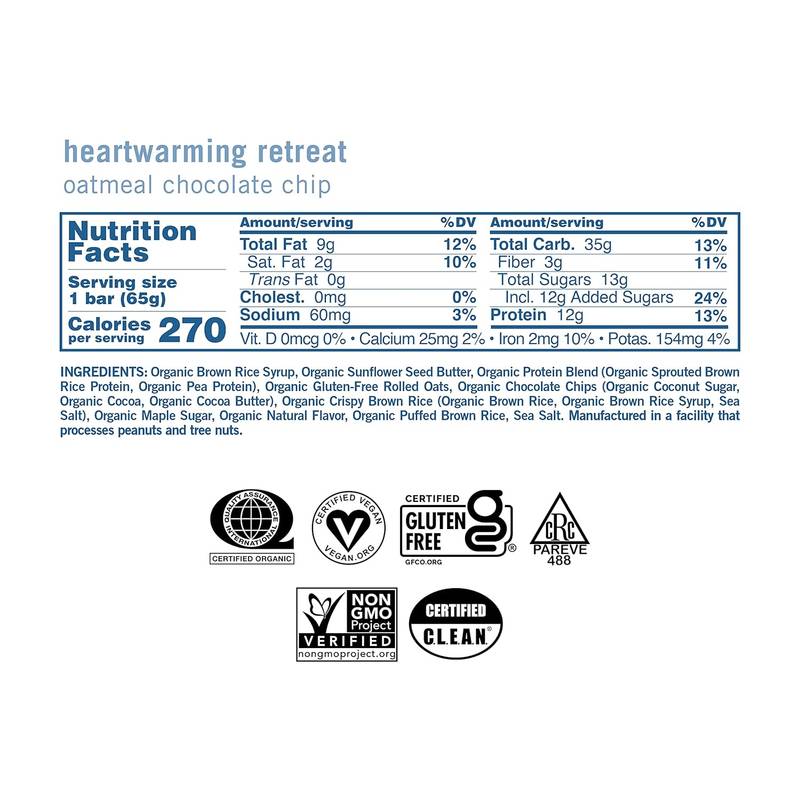 GoMacro Oatmeal Chocolate Chip Case 12 CT