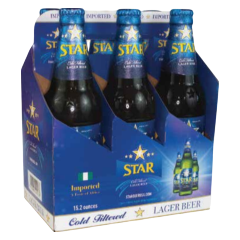 Star Beer 6pk 15.2oz Bottle 5.1% ABV