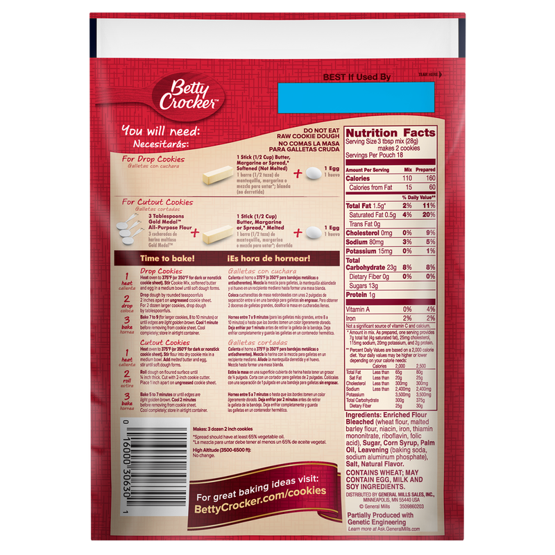 Betty Crocker Sugar Cookie Mix 17.5oz