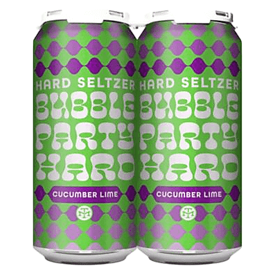 Modern Times Bubble Party Hard Cucumber Lime Seltzer (4PKC 16 OZ)