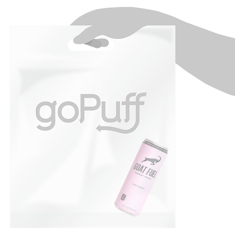 G.O.A.T. Fuel Pink Candy Energy Drink 12oz Can