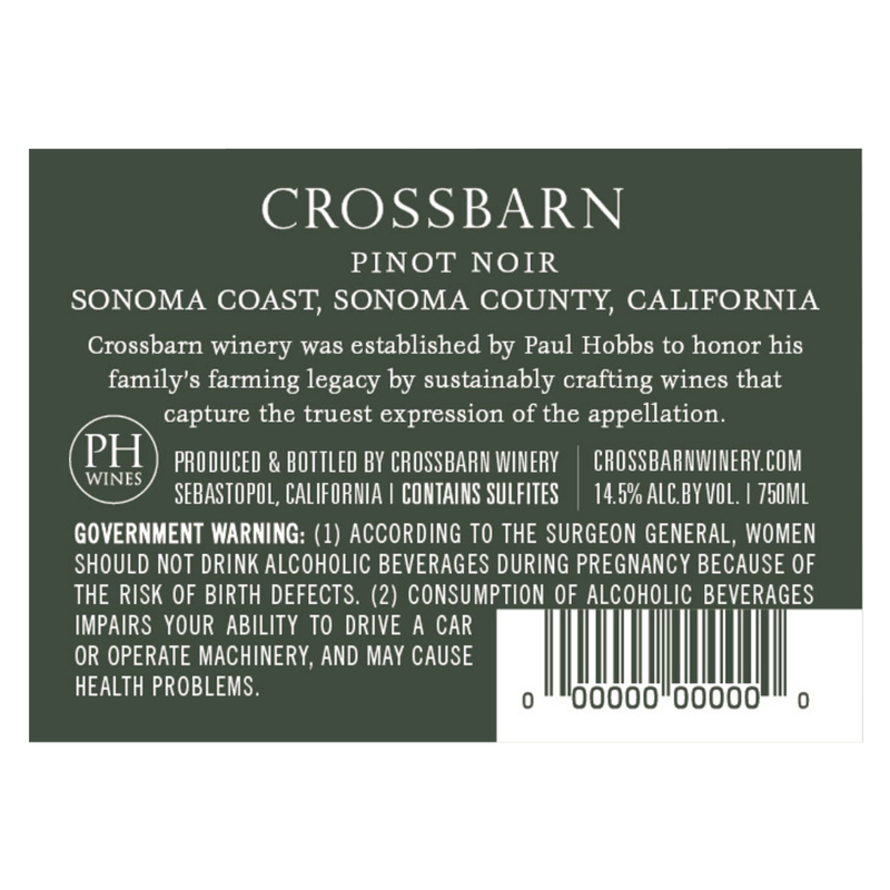 Paul Hobbs Pinot Noir Crossbarn 750ml