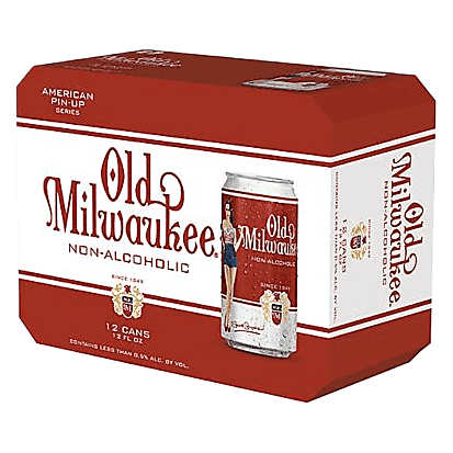 Old Milwaukee Non-Alcoholic 12pk 12oz Can