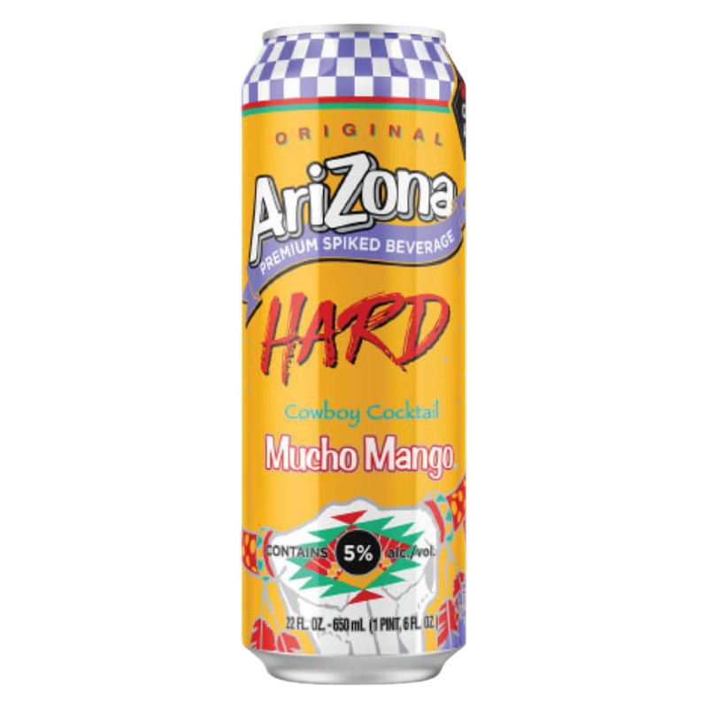 Arizona Hard Mucho Mango 22oz Can 5.0% ABV