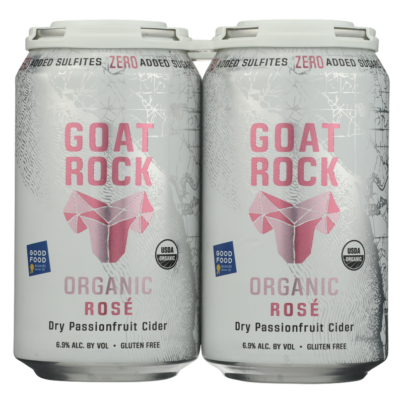 Goat Rock Organic Rose Cider 4pk 12oz