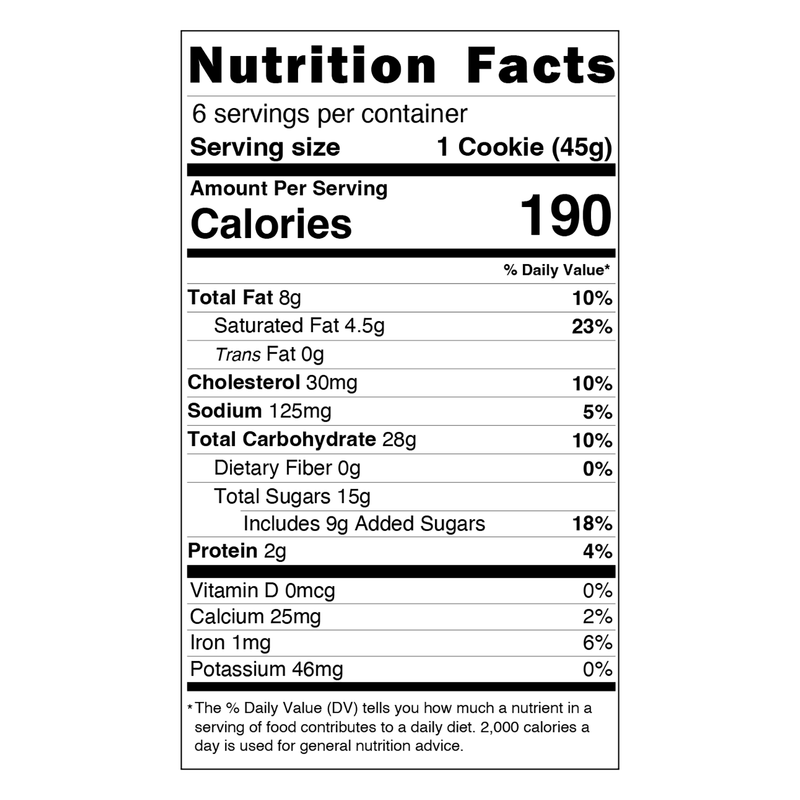 Sweet Shot Cookies Variety Pack 6ct 10oz