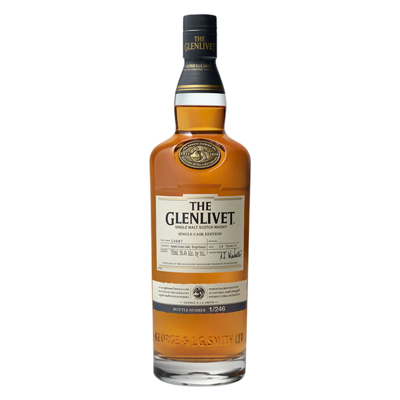 The Glenlivet Single Malt Scotch American Hogshead Single Cask Edition 18 Yr 107