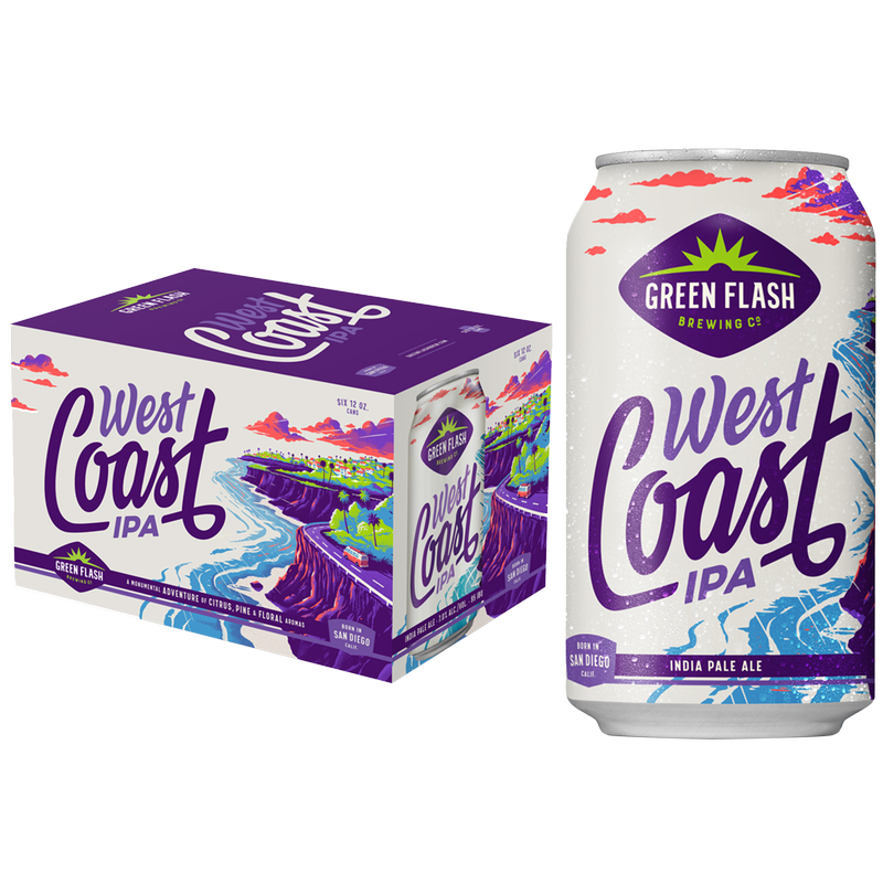 Green Flash West Coast IPA 6pk 12oz Can 7.0% ABV