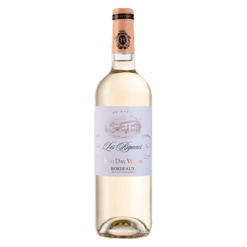 Chateau Les Riganes Semi Dry White Bordeaux 750ml