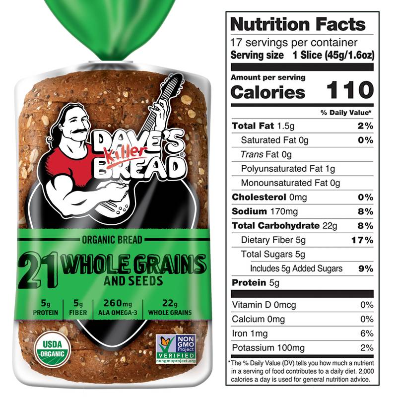 Dave's Killer Bread 21 Whole Grains & Seeds - 27oz