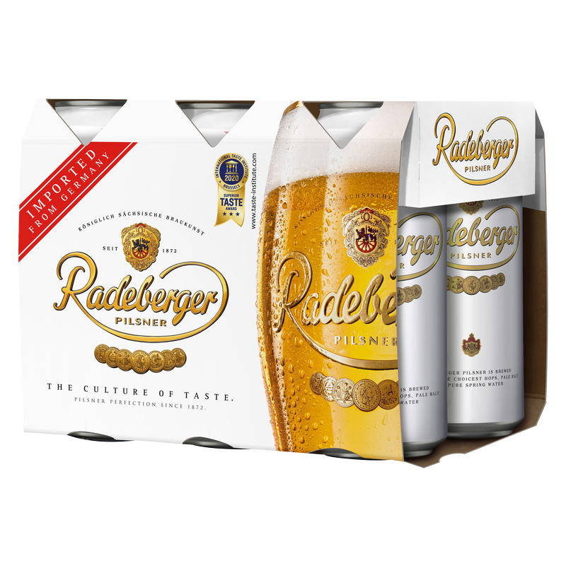 Radeberger Pilsner 6pk 12oz Can