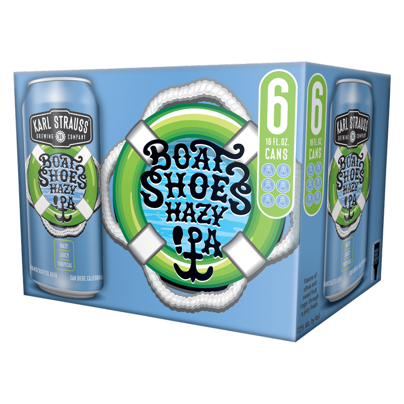 Karl Strauss Brewing Boat Shoes Hazy IPA 6pk 16oz Can