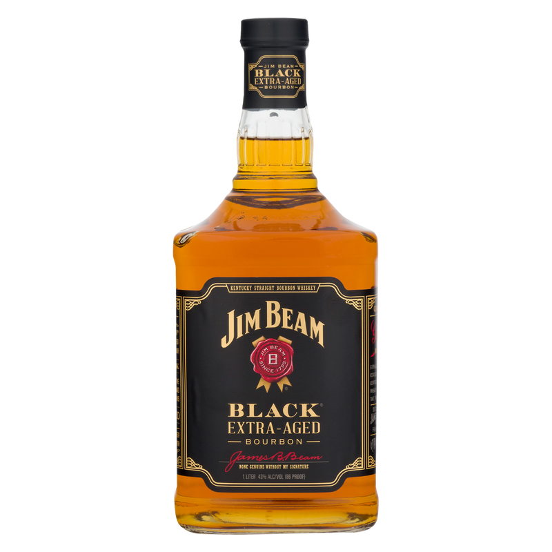 Jim Beam Black Whiskey 7 Yr 1L (86 Proof)
