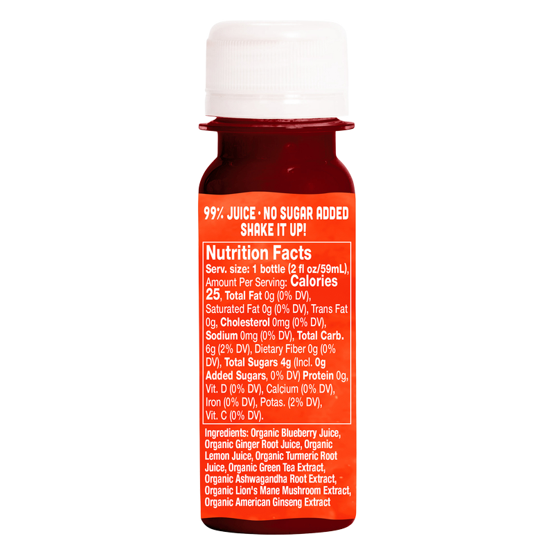 Vive Organic Energy + Immunity Dual Boost Shot 2oz Btl