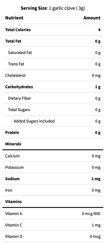 Organic Garlic - 3ct