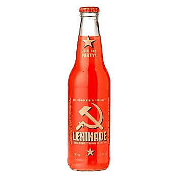 Leninade Soviet Style Soda 12oz Glass Bottle
