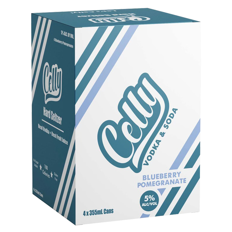 Celly Blueberry Pomegranate 4pk 12oz (10 Proof)