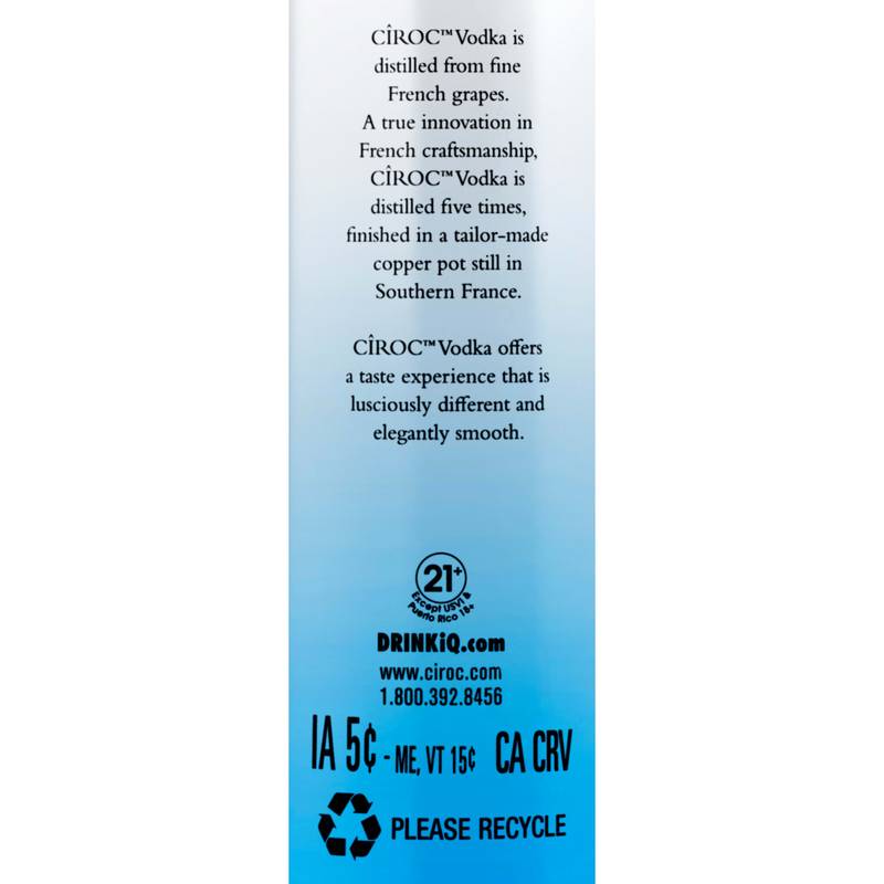Ciroc Vodka 375 ml