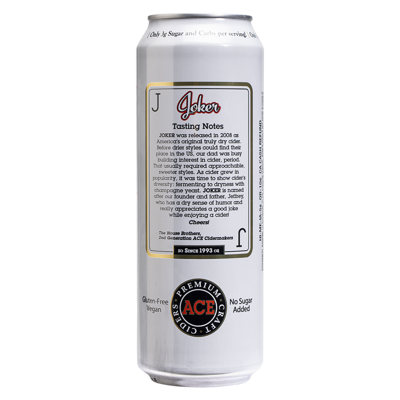Ace Joker Cider Single 19.2oz Can