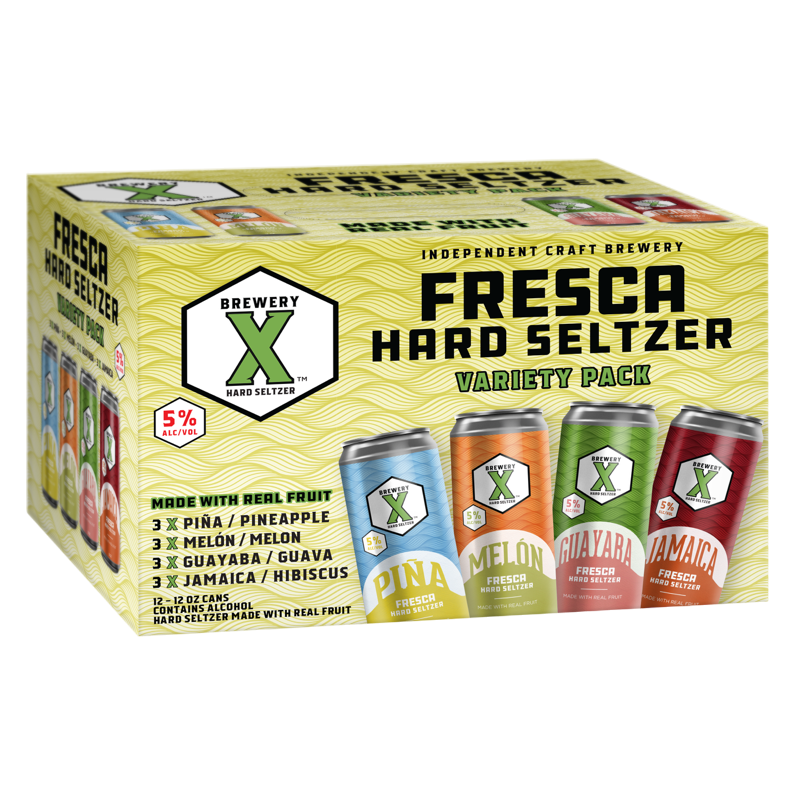 Brewery X Agua Fresca Seltzer Variety Pack (12PKC 12OZ) (12PKC 12 OZ)