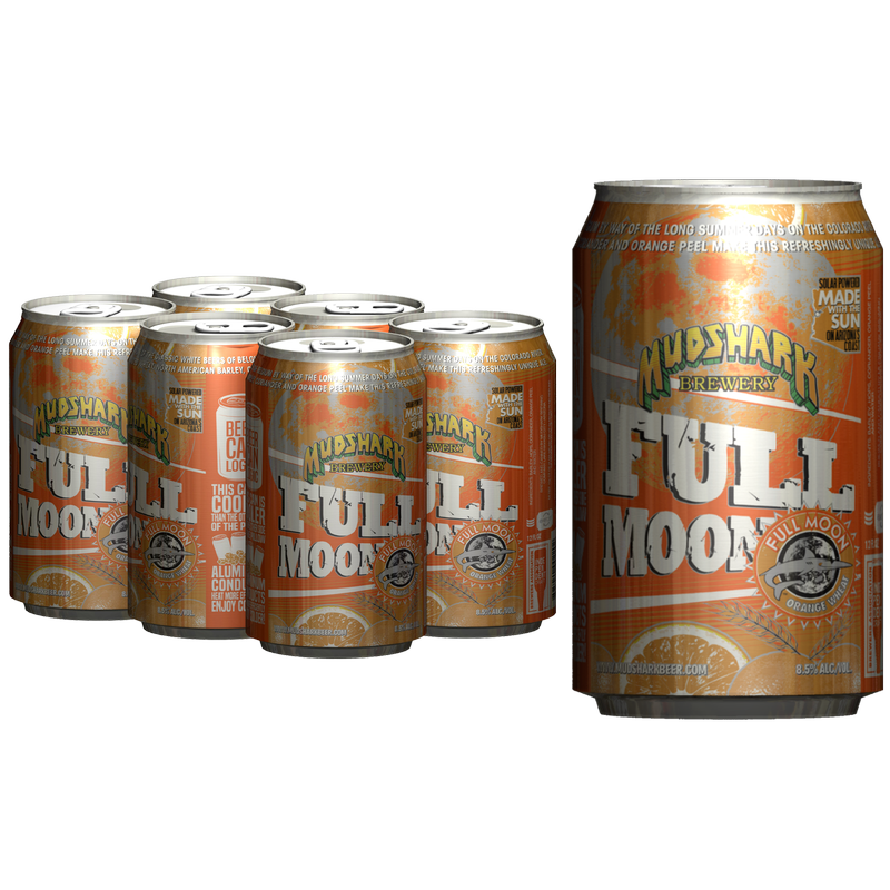 Mudshark Full Moon Belgian White Ale 6pk 12oz Can 8.5% ABV