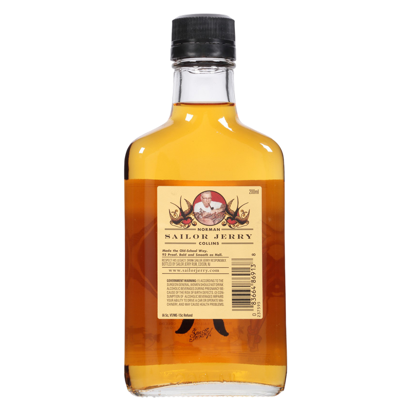 Sailor Jerry Spiced Rum 200ml (92 Proof)
