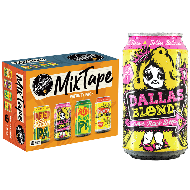 Deep Ellum Mix Tape Variety 12pk 12oz Can Varied ABV