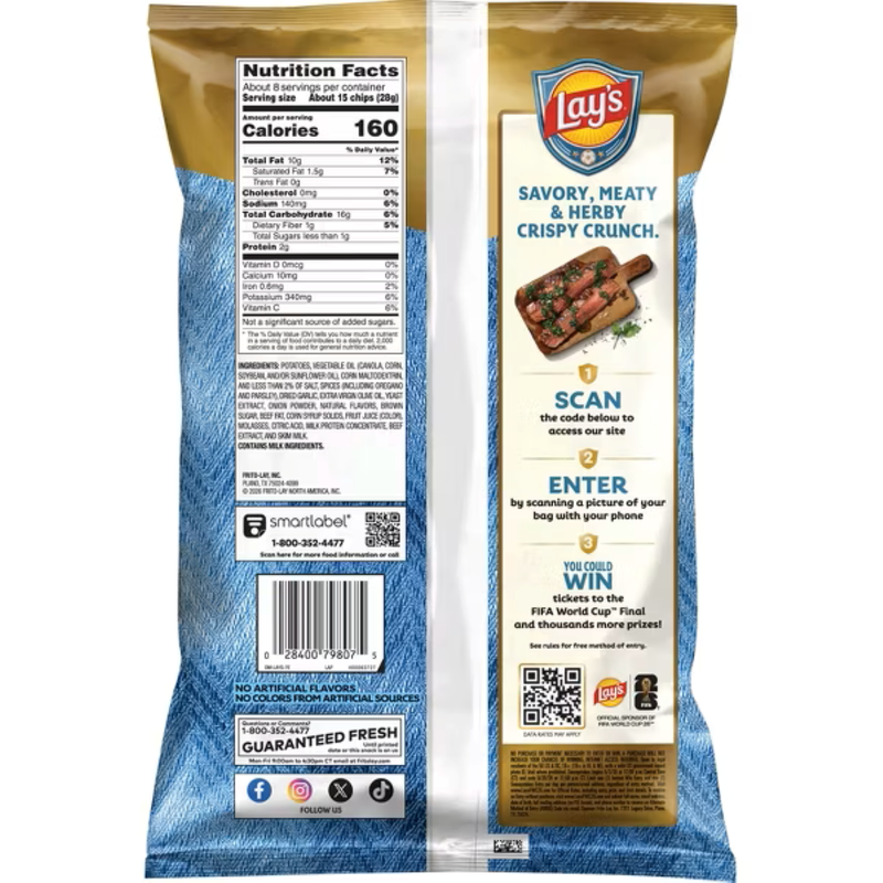 Lay's Argentian-Style Asado, 7.75 oz