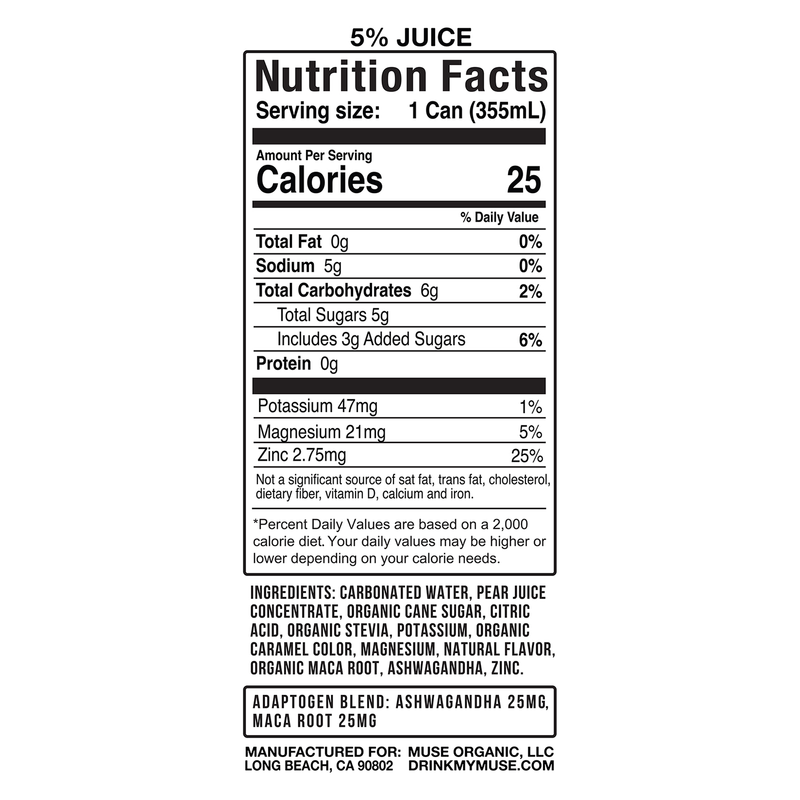 MYMUSE Inspired Black Cherry 12oz Can