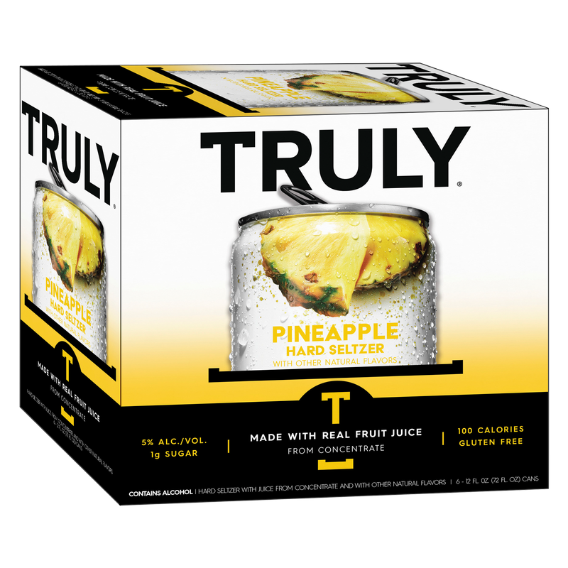 Truly Hard Seltzer Pineapple 6pk 12oz Can