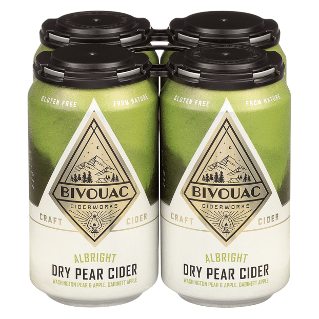 Bivouac Ciderworks Albright Pear 4PK Can 12oz