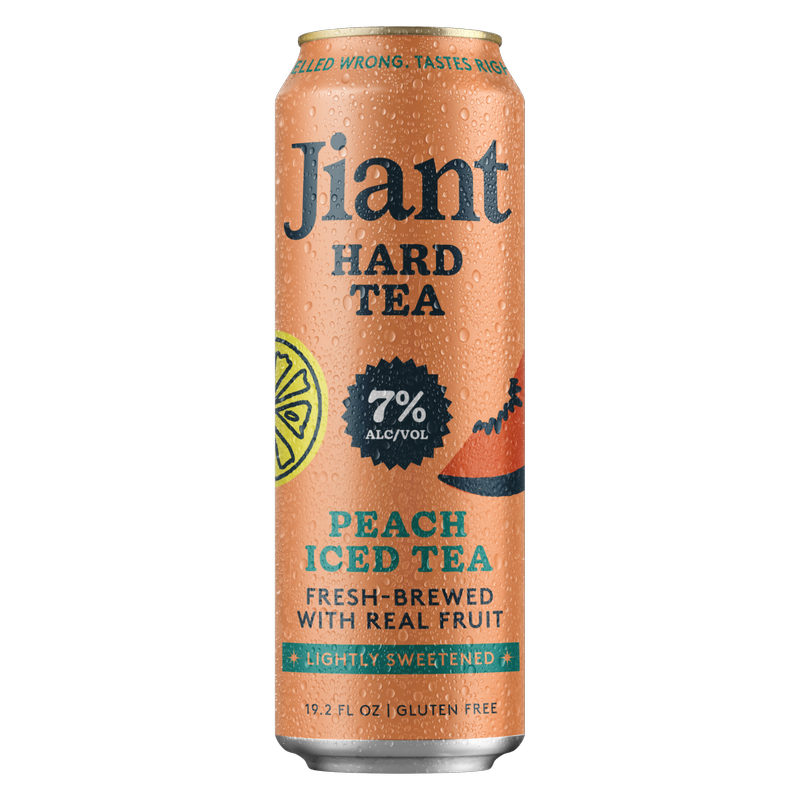 Jiant Peach Hard Tea 19.2oz Can 7% ABV