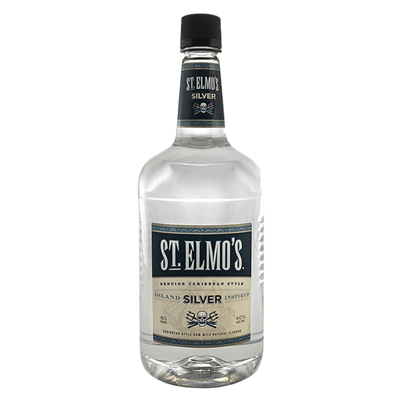 St. Elmo's Silver Rum 1.75L (80 Proof)