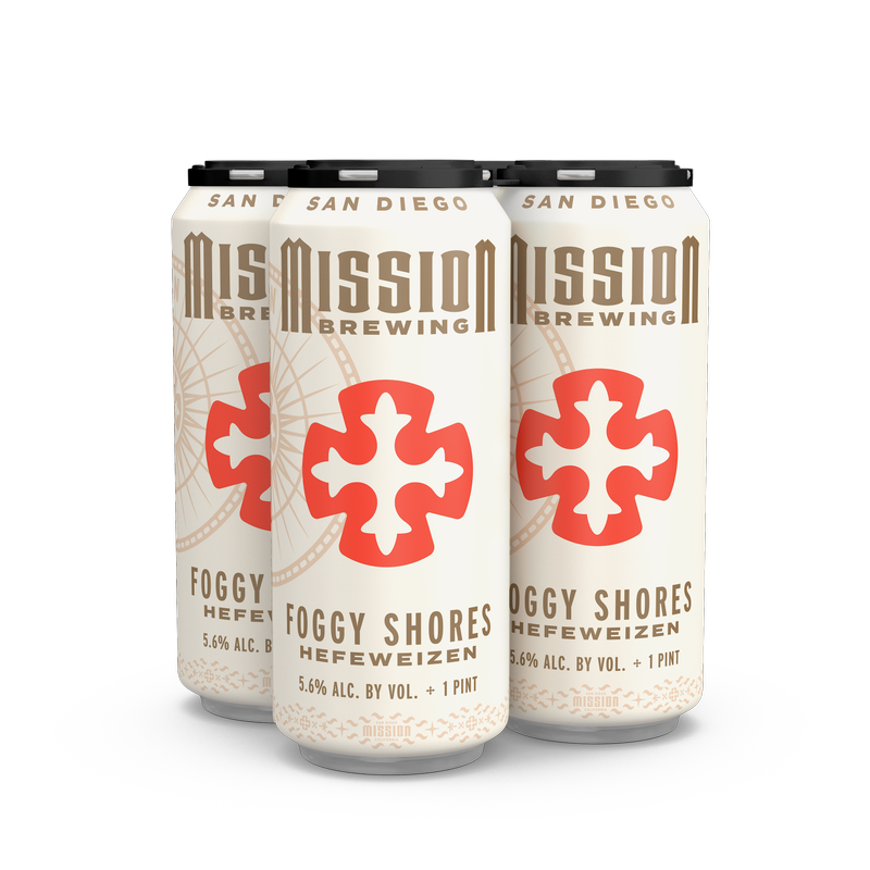 MISSION FOGGY SHORES HEFE 4PKC (4PKC 16 OZ)