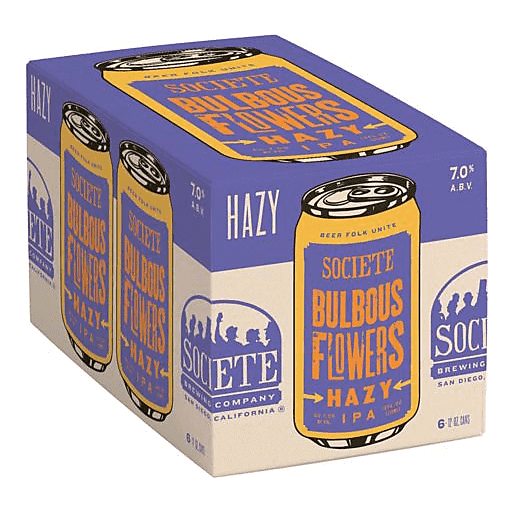 Societe Brewing Co. Bulbous Flowers Hazy IPA (6PKC 12 OZ)
