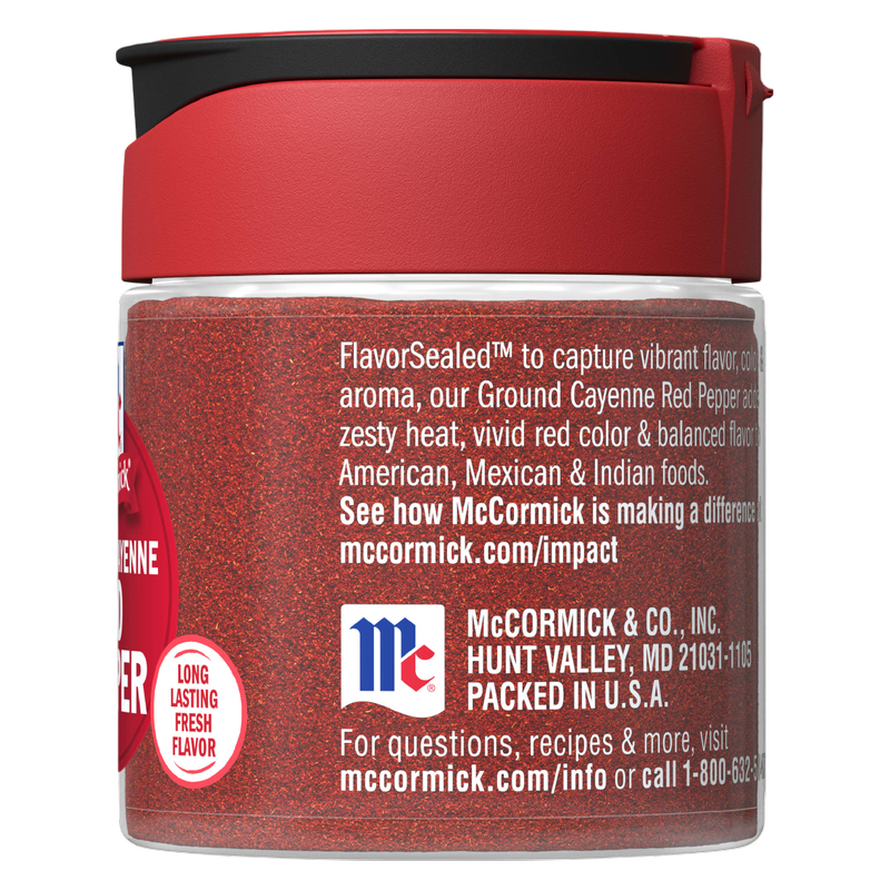 McCormick Ground Red Cayenne Pepper 1oz