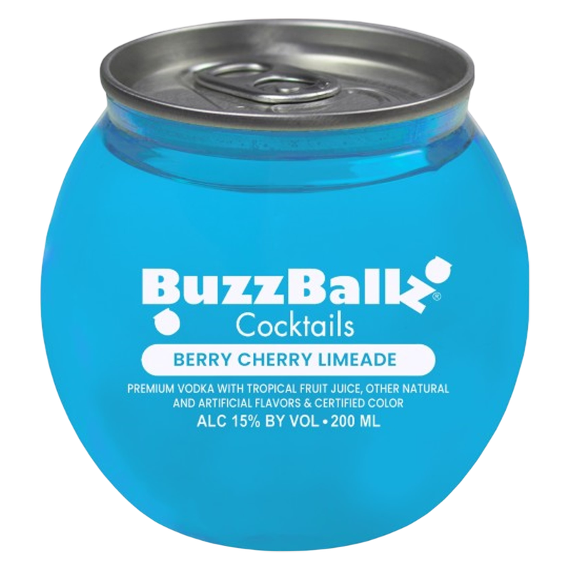 BuzzBallz Cocktails Berry Cherry Limeade 200ml 15% ABV