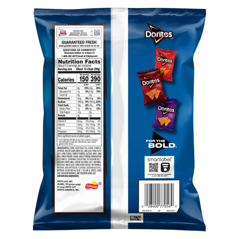 Doritos Cool Ranch, 2.625oz