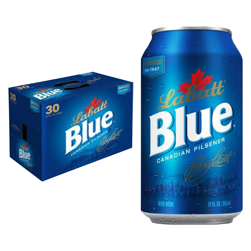 Labatt Blue 30pk 12oz Can 4.7% ABV