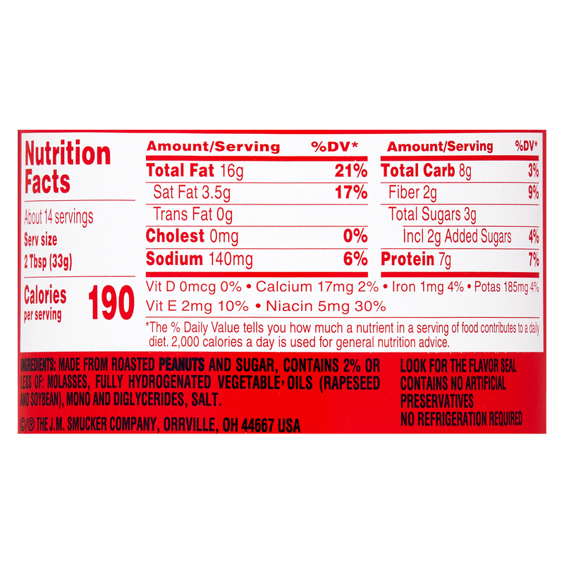 JIF Creamy Peanut Butter 16oz