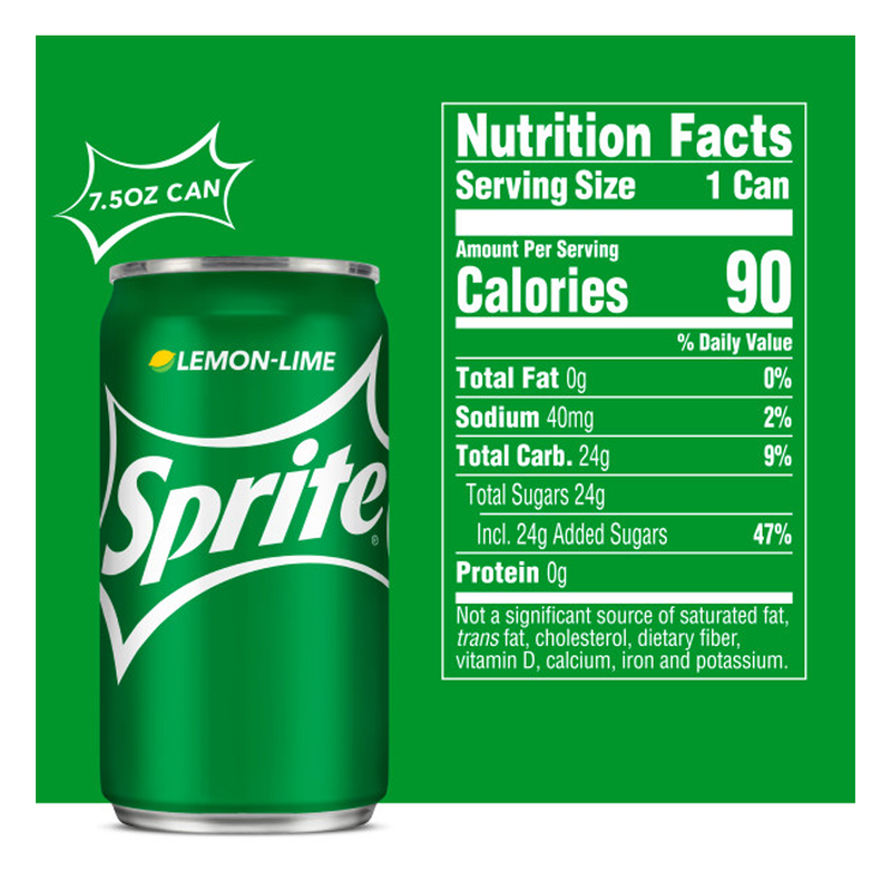 Sprite 10pk 7.5oz Mini Can