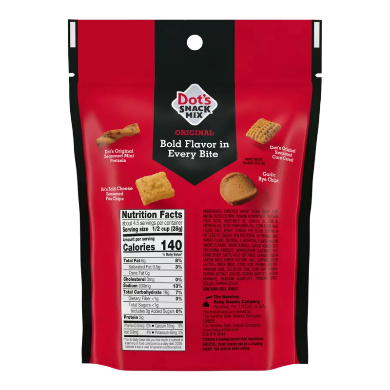 DOT'S Homestyle Original Snack Mix Bag 4.4 oz.