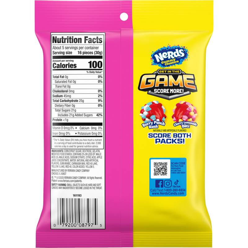 Nerds Gummy Cluster Cherry Lemonade, 5 oz