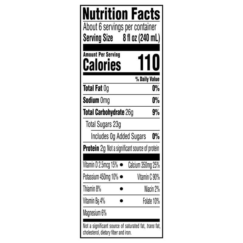 Simply Orange Juice With Calcium 46oz Btl