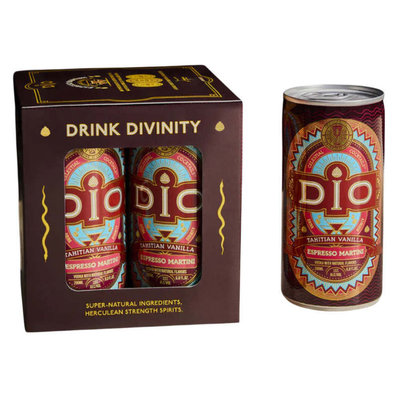 Dio Tahitian Vanilla Espresso Martini 4pk 200ml Can