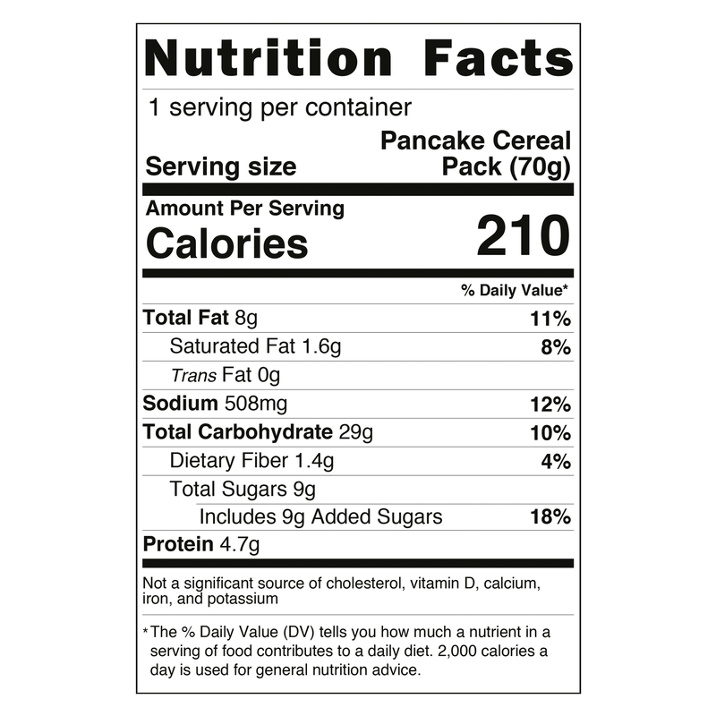 Belgian Boys Mini Pancake Cereal Snacks 4ct